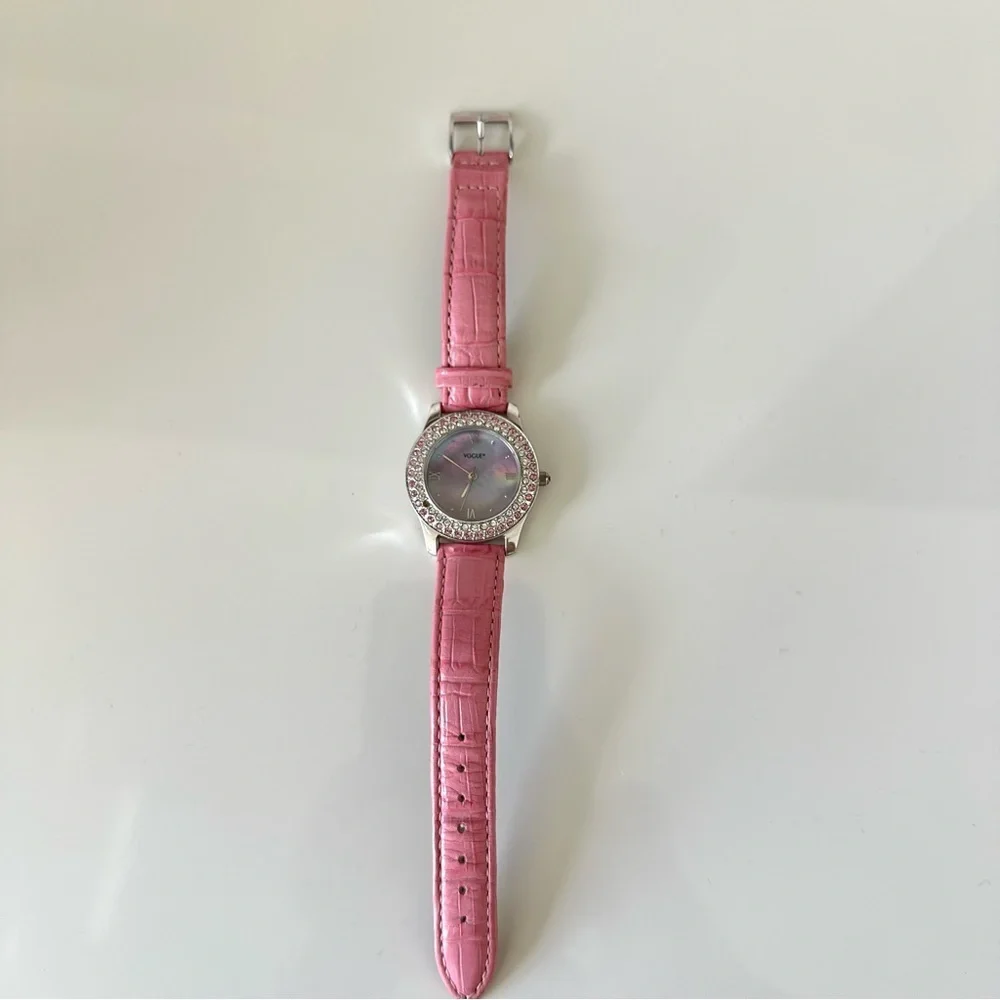 Vogue women pink quartz watches Authentic